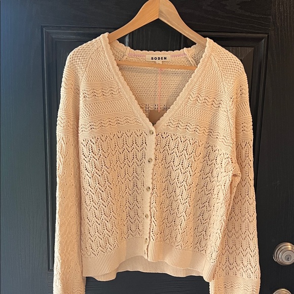 Boden Sweaters - Boden Cream Women's Cardigan Sweater